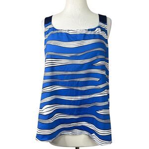 Nike Swim Tankini Top Blue Plus Size 1X NEW